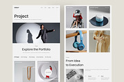 Velisse – Portfolio Website UI Figma, an UI Kit Template by peterdraw (Thumbnail 4 of 6)