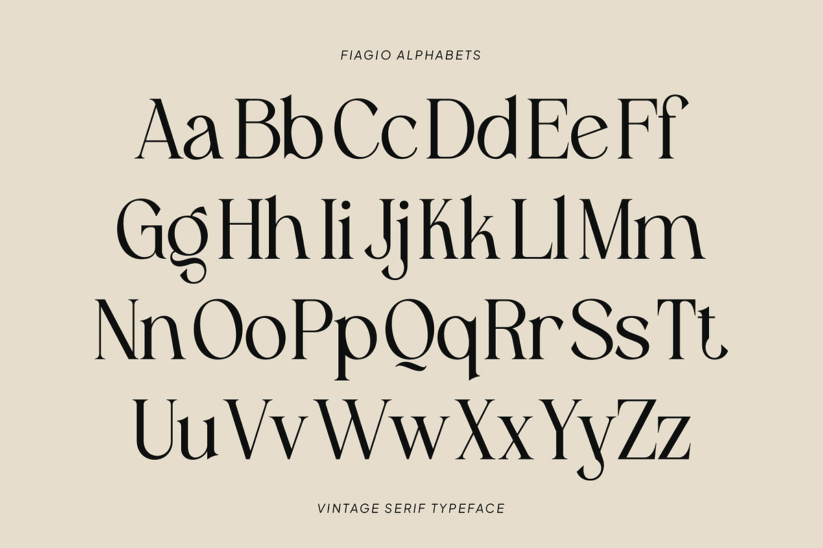 Fiagio – Elegant Vintage Serif, a Serif Font by Mahesans Co (Photo 9 of 11)