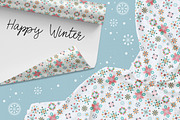 Snowflakes, a Pattern Graphic by Lidiebug (Thumbnail 4 of 9)