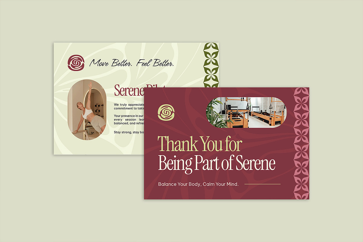 Serene - Thank You Card, a Card Template by StreaksideStd (Photo 3 of 3)