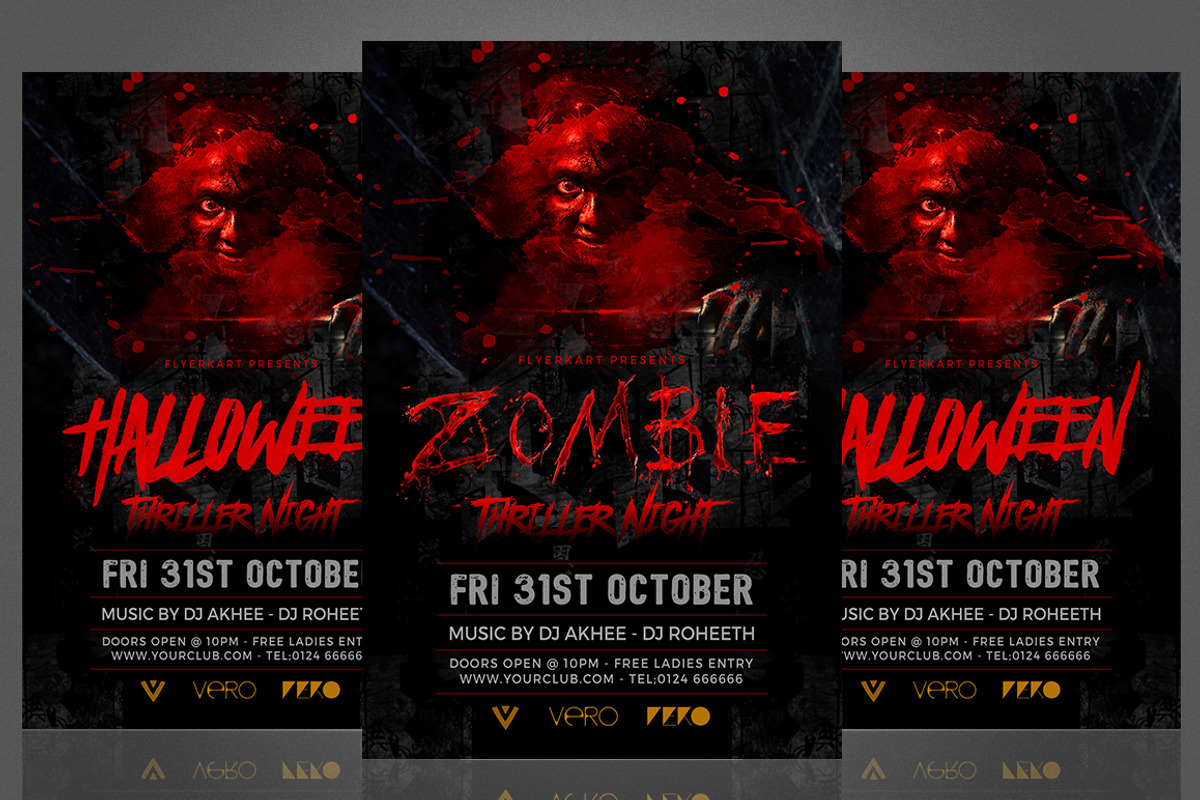Halloween Flyer, a Flyer Template by Flyerkart (Photo 1 of 3)