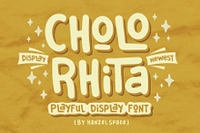 Cholo Rhita - Kids Display Font
