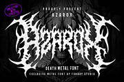 AZAROX DEATH METAL FONT, a Blackletter Font by Fonday Studio (Thumbnail 1 of 9)