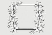 Elegant Floral Frame Bundle, an Illustration by Creativeshirt (Thumbnail 2 of 9)