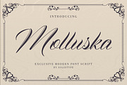 Molluska Script, a Script Font by Solidtype (Thumbnail 1 of 6)