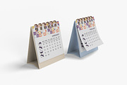 Desk Calendar Photoshop Mockup, a Books & Magazine Mockup by Graphic Deal (Thumbnail 1 of 8)