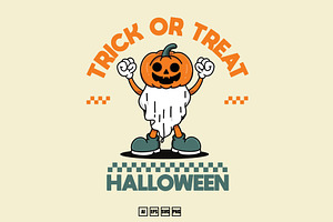 Halloween Party Illustration, an Illustration by kalehstudio