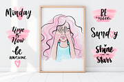 Quotes, Girls, MakeUp and lashes!, a Decorative Illustration by Yana Lesiuk (Thumbnail 3 of 11)