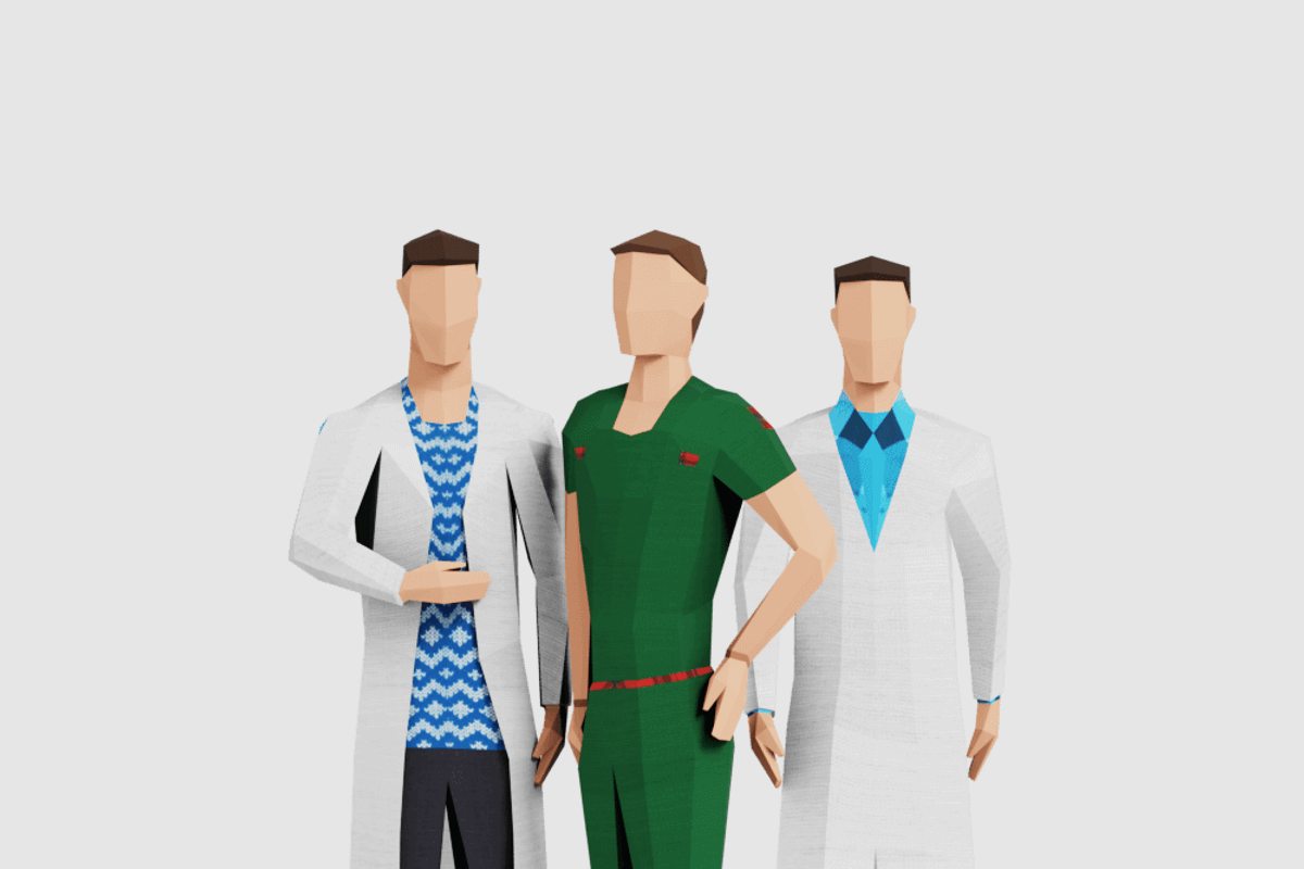 Scientist Men, a Characters & Person 3D Model by Studio Ochi (Photo 1 of 8)