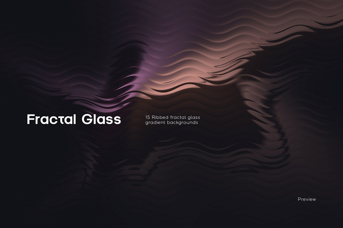 Ribbed Fractal Glass Gradient, a Background Graphic by Ghurafa Studio (Photo 6 of 10)