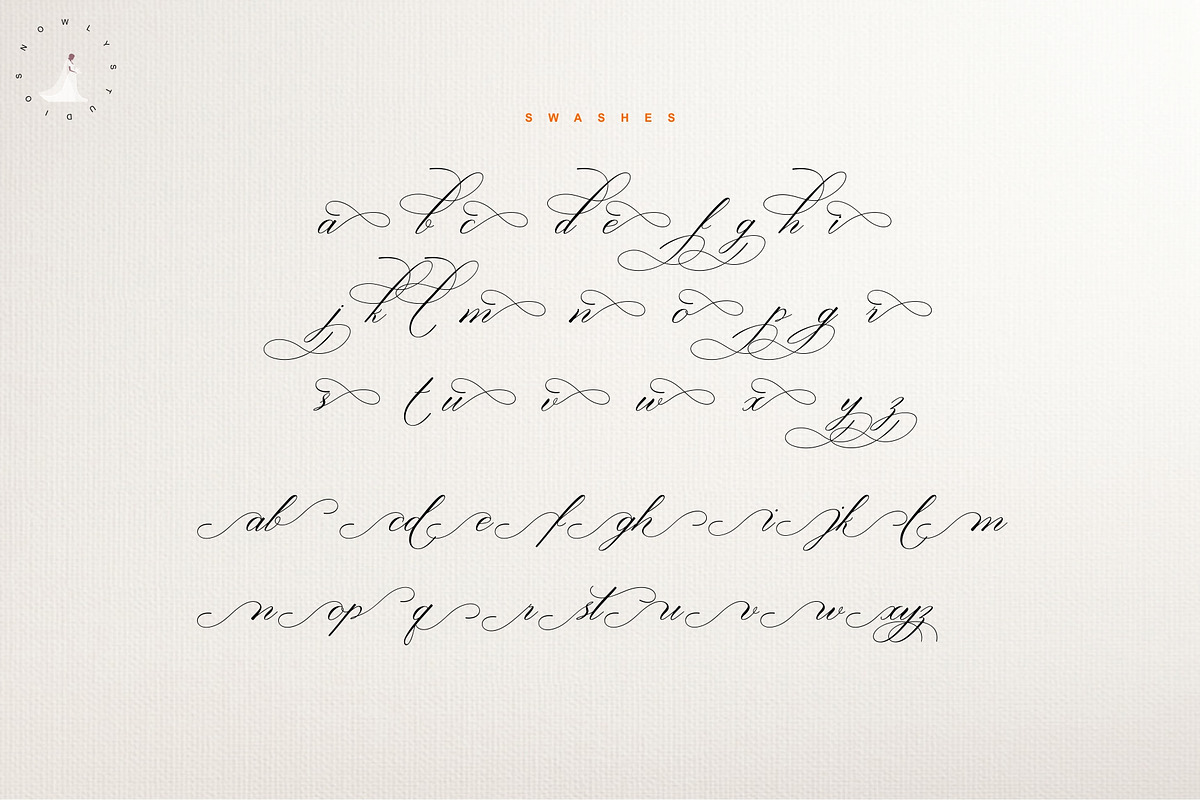 Night Weight Script, a Script Font by Nowlystudios (Photo 9 of 9)