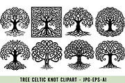 Tree Celtic Knot Clipart, an Object Graphic by Cool Worker (Thumbnail 1 of 3)