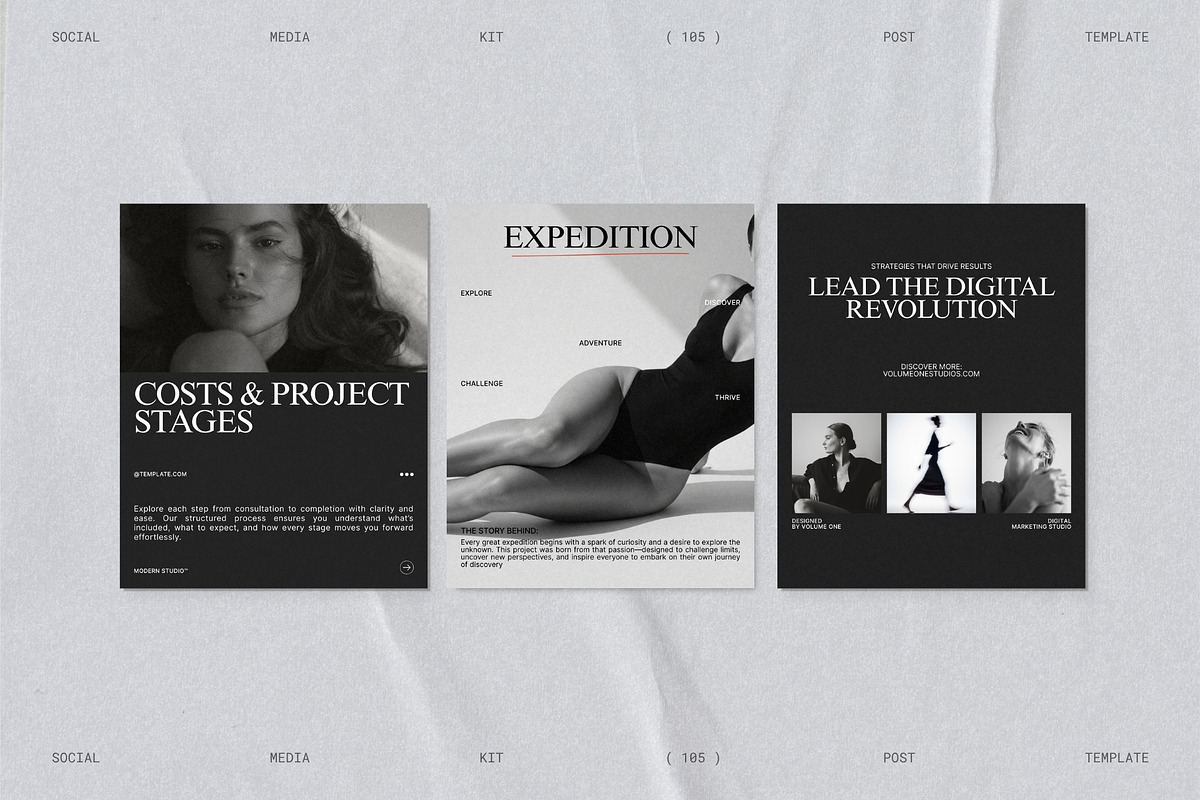 RIVA | Social Media Kit Post Bundle, a Social Media Template by Prapti Design (Photo 5 of 10)