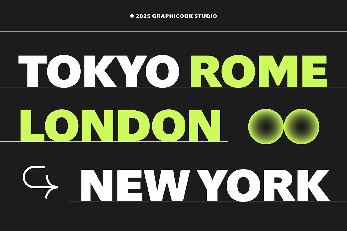 Grotesqon, a Sans Serif Font by graphicook (Photo 4 of 9)