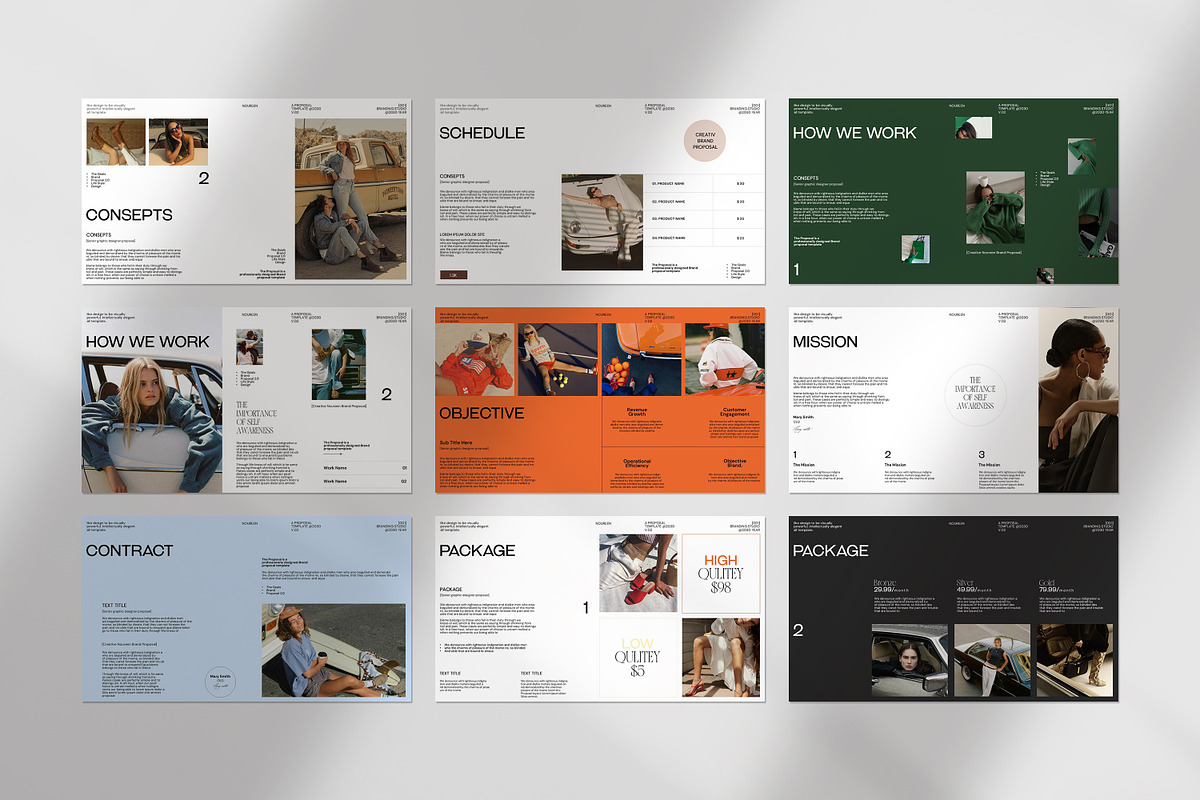 Noureen Brand Proposal Presentation, a Presentation Template by evgenystudio (Photo 9 of 10)
