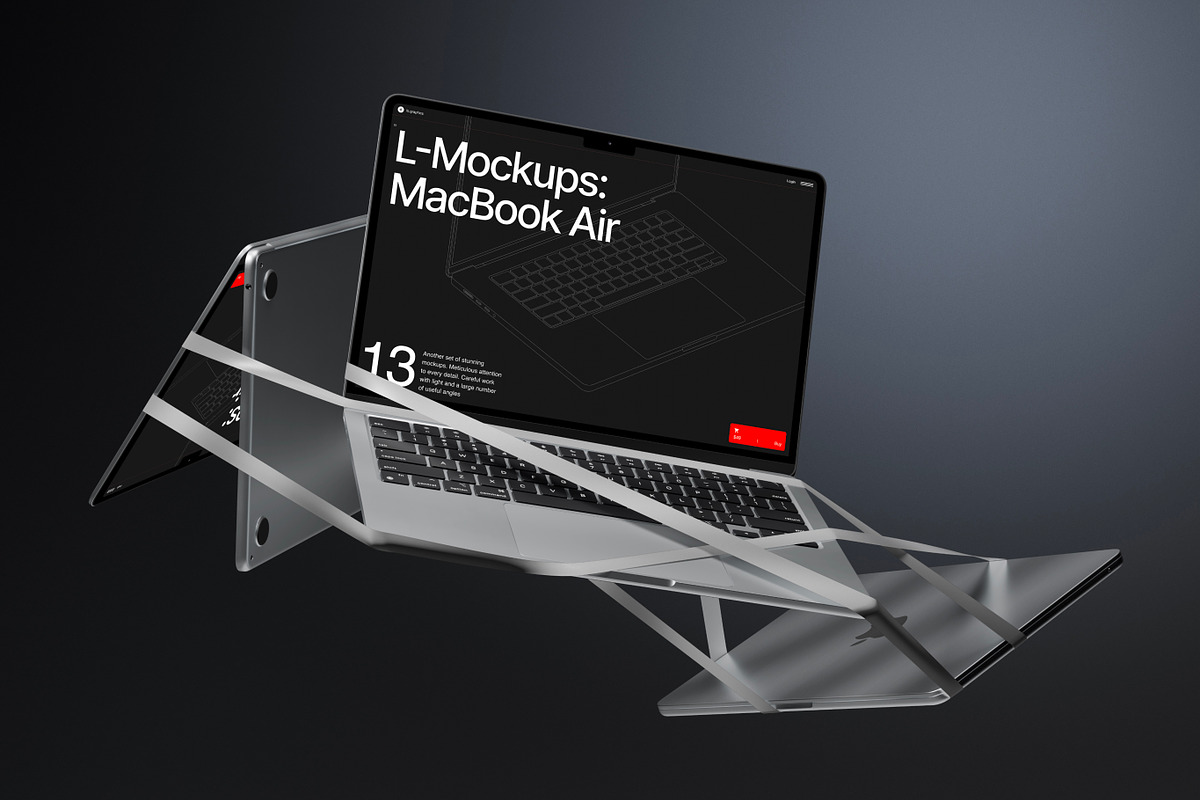L-Mockups: MacBook Air, a Mac Mockup by ls.graphics (Photo 5 of 10)