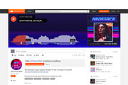 80's Synthwave Square Artpack, a Social Media Template by dennybusyet (Thumbnail 9 of 9)