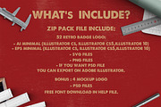 Retro Badge & Stamp Logo 2, a Branding & Logo Template by The Craftsman (Thumbnail 2 of 10)