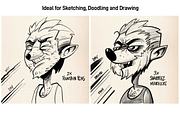 The Procreate Office Pen Brush Pack, a Brush Add-On by Ink Gang Boss (Thumbnail 3 of 9)
