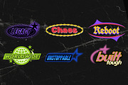 Y2K Streetwear Stickers & Badges, an Object Graphic by Neodivisu (Thumbnail 4 of 7)