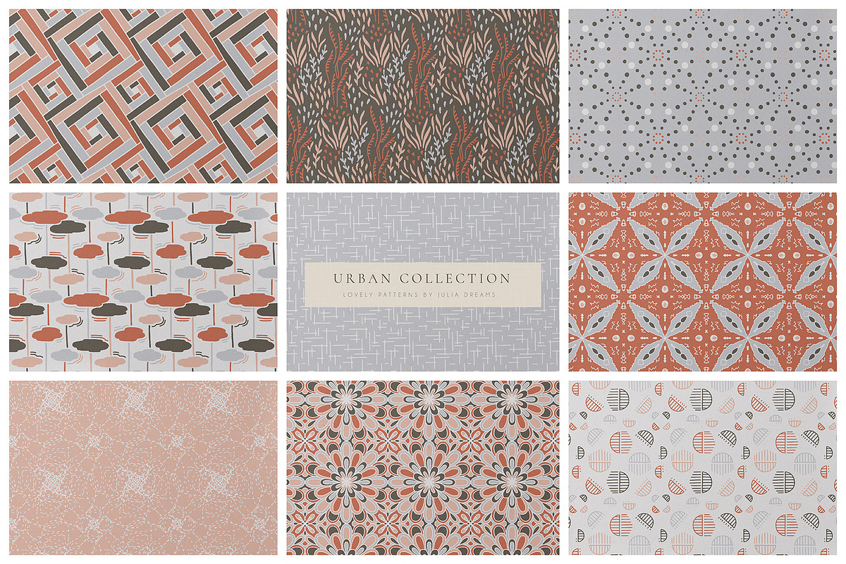 Lovely Seamless Patterns Kit, a Pattern Graphic by Julia Dreams (Photo 8 of 8)