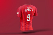 Soccer T-shirt Mock-up, a Shirt Mockup by zippypixelstudio (Thumbnail 7 of 8)