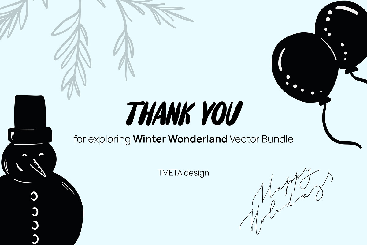 Winter Wonderland | Vector Bundle, a Seasonal Illustration by TMETA design (Photo 19 of 19)