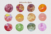 Watercolor Layer Effects Photoshop, a Layer Style Add-On by Sophico (Thumbnail 3 of 9)