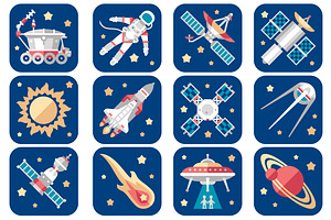 Universe And Space Icons