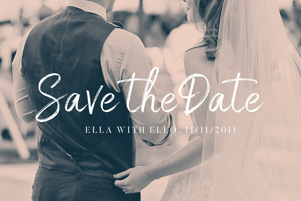 White Buttell Brush Font preview 7
