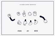 Retro Mascot Parts | Faces & Limbs, an Illustration by GRPXSTORE (Thumbnail 4 of 4)
