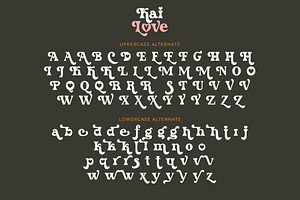 Kai Love - Serif Font With Heart