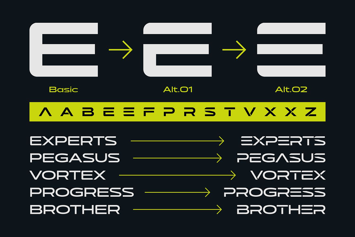 Seeker - Wide Sporty Branding Font, a Sans Serif Font by Asenbayu (Photo 12 of 15)