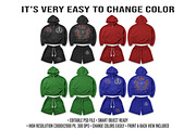 Streetwear Zip Hoodie Set Mockup PSD, a Hoody Mockup by std.badboy (Thumbnail 2 of 4)