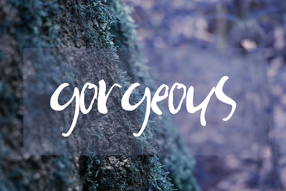 Minacht Font preview 5