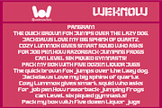 Action Movie font, a Font by weknow (Thumbnail 6 of 8)