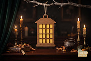 Halloween Window Ornament SVG, an Object Illustration by Libby Wishes (Thumbnail 2 of 3)