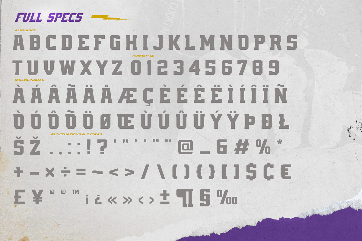 AZN Knuckles Varsity, a Slab Serif Font by AthayaDZN (Photo 4 of 13)