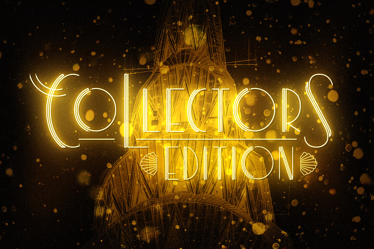 Festive Art Deco Font, a Sans Serif Font by UInstrument (Photo 3 of 10)