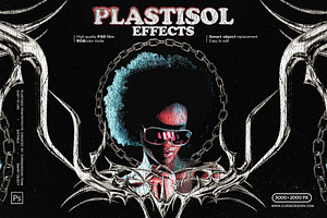Plastisol Print Effects, a Layer Style Add-On by Cursedesign