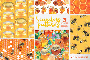 Watercolor Honey Collection