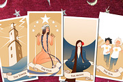 All Major Arcana Tarot Cards, an Illustration by La Inspiratriz (Thumbnail 6 of 7)