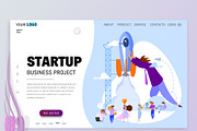 30 Landing Page Templates, a Templates & Theme by zao4nik (Thumbnail 9 of 19)