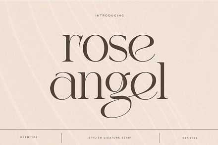TBJ Rose Angel | Display Serif, a Serif Font by Taboja Studio