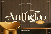A Luxury Swash Serif - Anthela, a Serif Font by Qweera Studio (Thumbnail 1 of 12)
