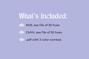 Zen Vivid Color Palette (.ase file), a Palette Add-On by @JennyPaintsWithPixels (Thumbnail 4 of 7)