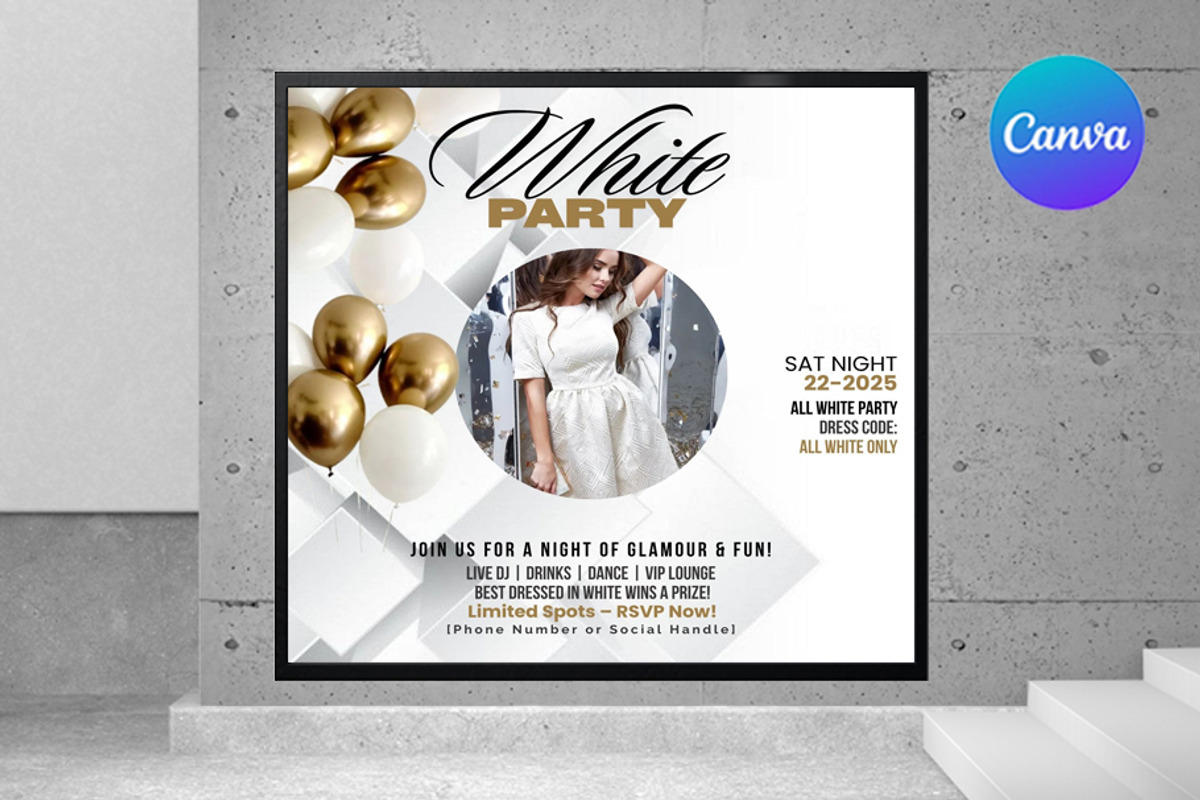 8 Party Flyers Bundle | Canva, a Graphic by graphicforest (Photo 6 of 10)