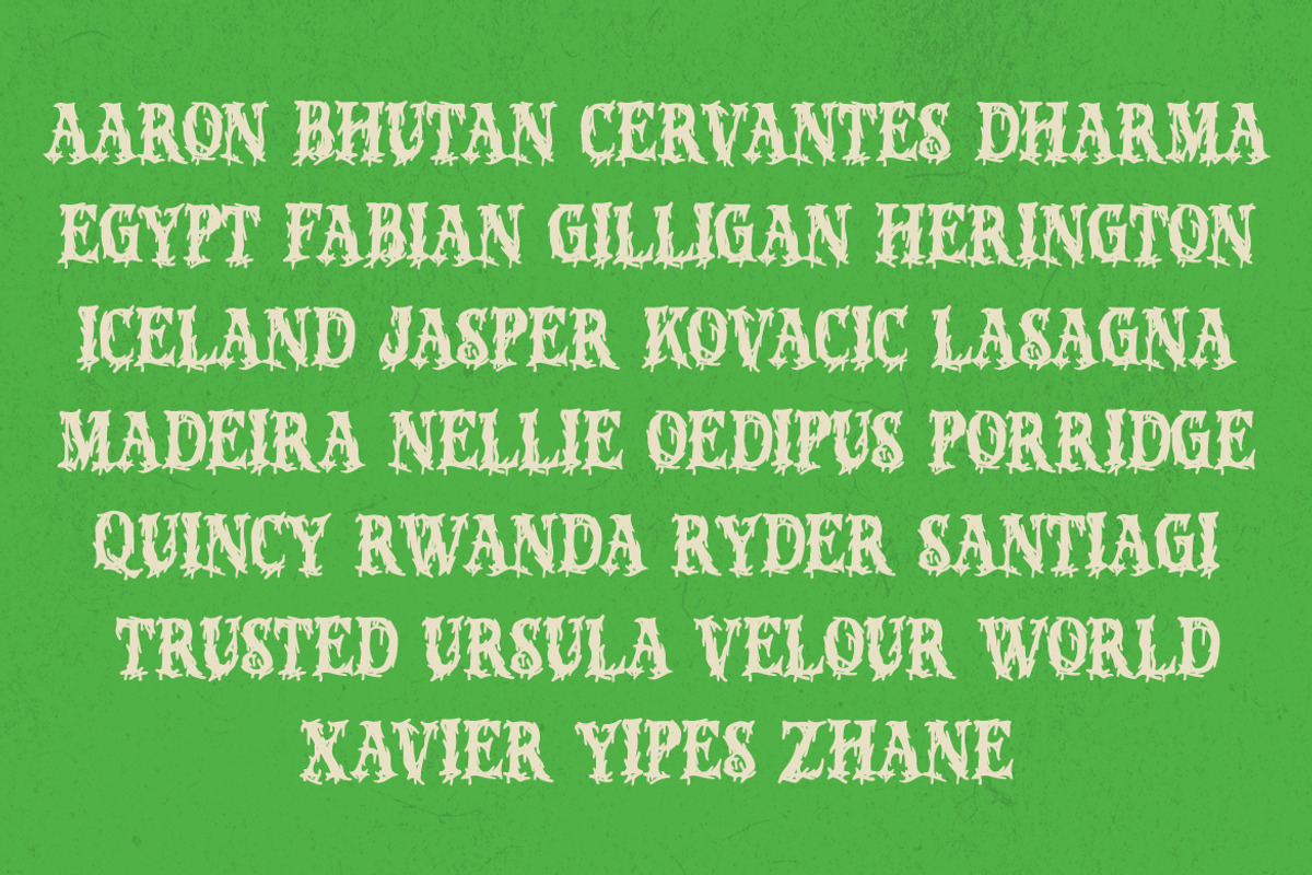 Dripfang – Halloween Font Duo, a Font by Arendxstudio (Photo 7 of 10)