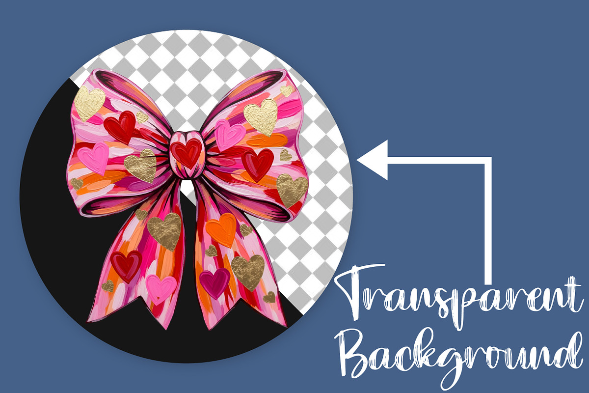 Valentines Day Coquette Bow PNG, an Illustration by Canvas Craft (Photo 2 of 6)