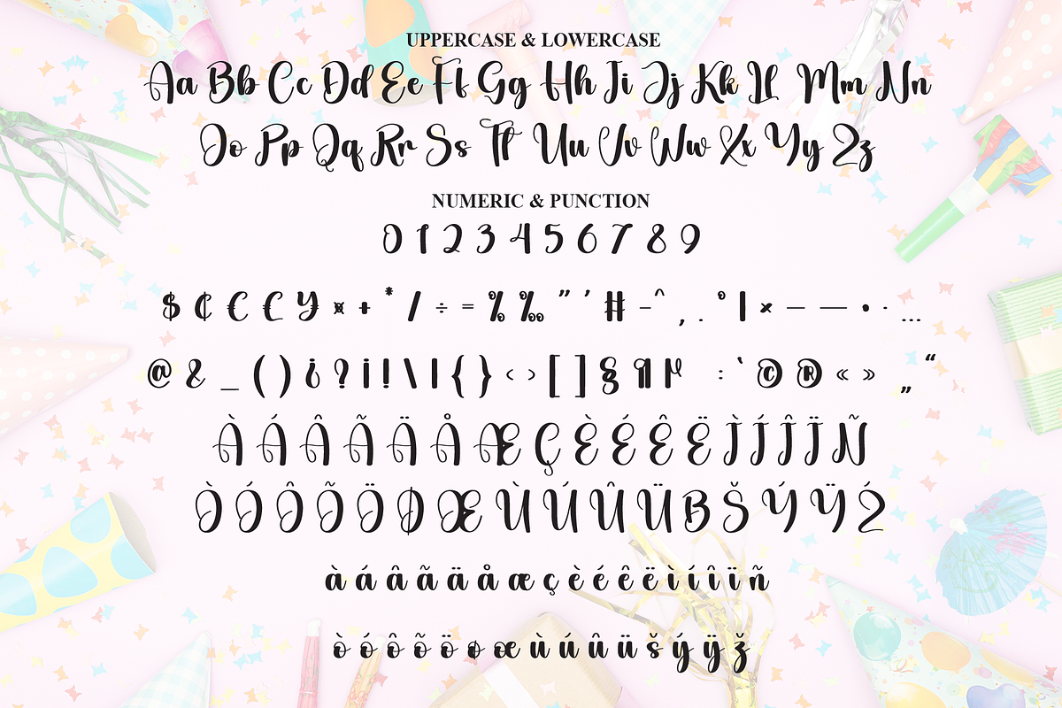Birthday | Script Font, a Handwritten Font by Scratchones (Photo 7 of 9)